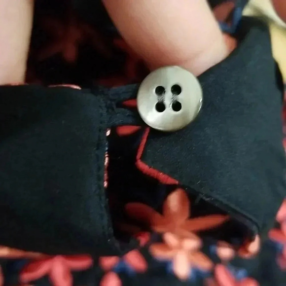 {J. Crew Collection} Embroidered Floral Organza Blouse Size 0 - Picture 8 of 12